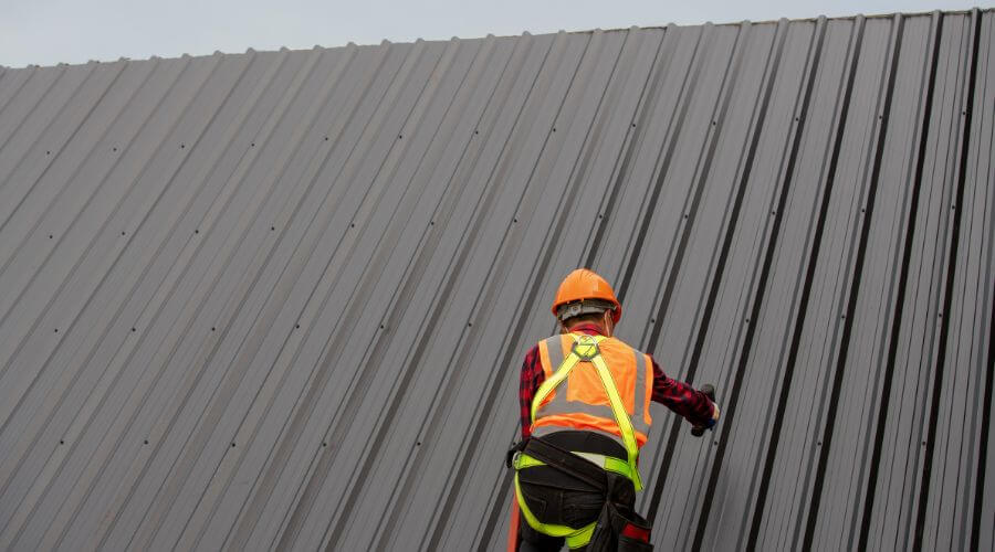 Professional metal roof installation services in Adams, OK